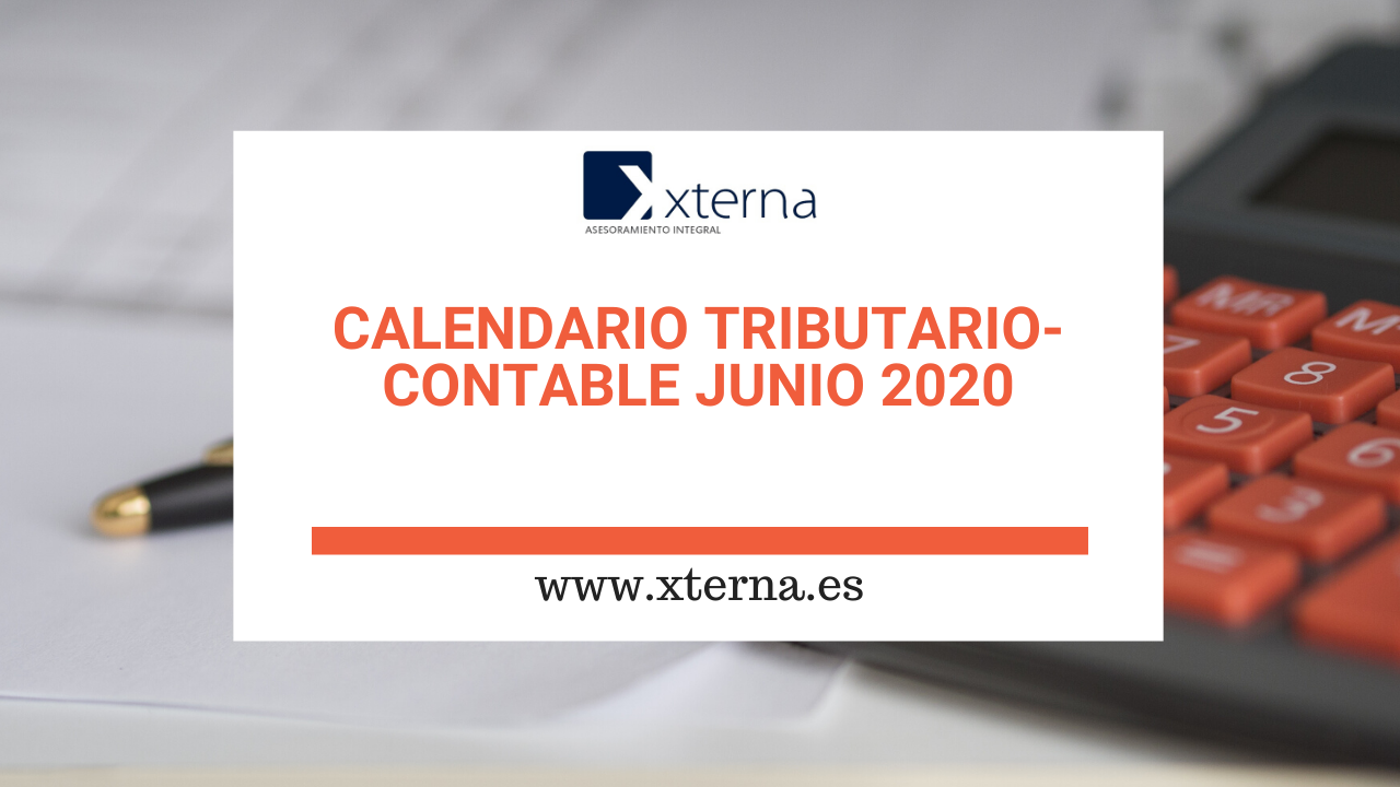 Calendario tributario junio 2020